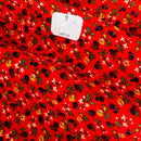 120cms CRANSTON Red Vintage Cotton Fabric
