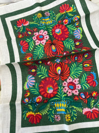 Stunning UNUSED Vintage Tea Towel