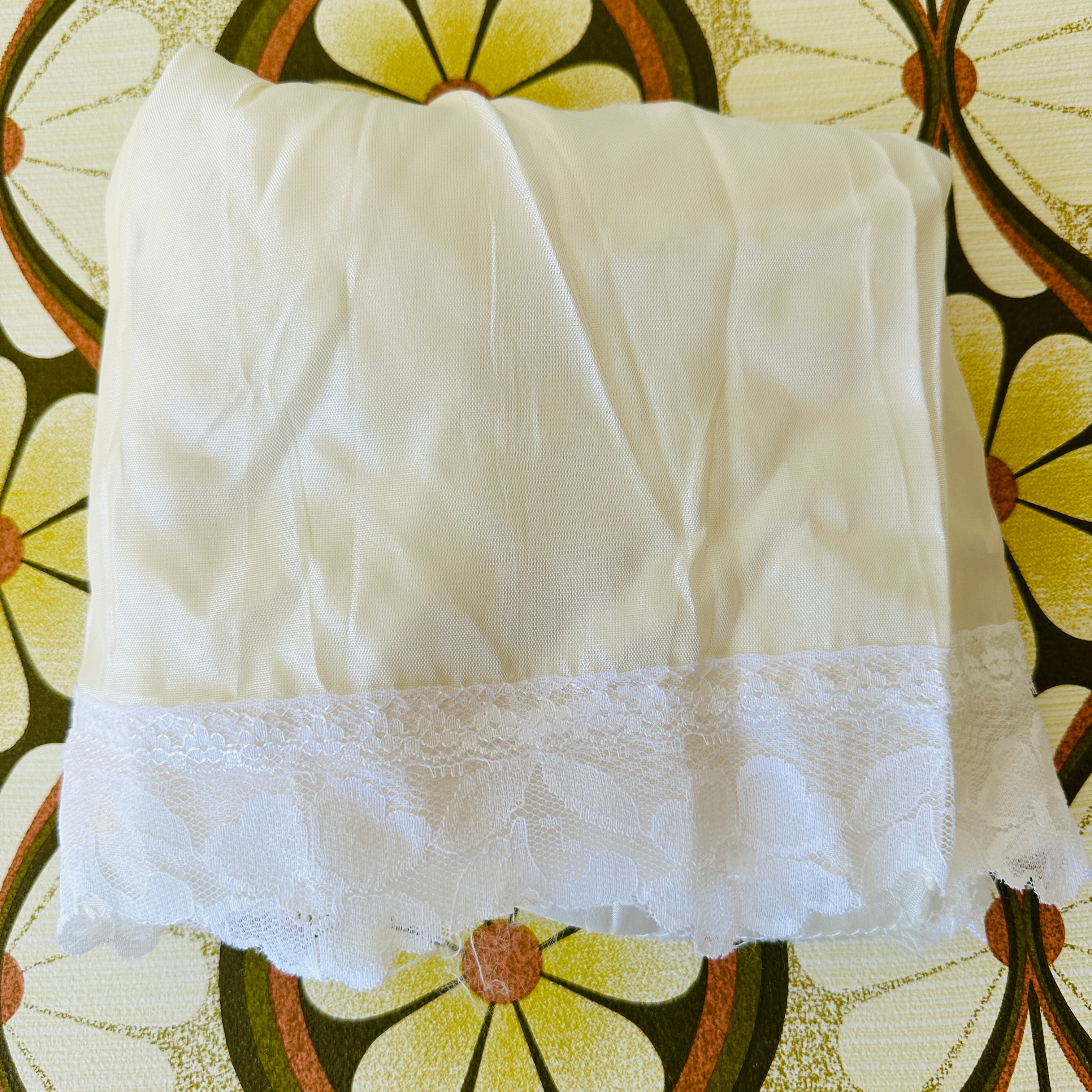 Vintage Petticoat SLIP Lace Trim