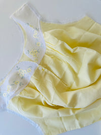 YELLOW Vintage Lingerie Nightie DRESS NOS Unworn