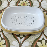 Retro TUPPERWARE Container Strainer 70's