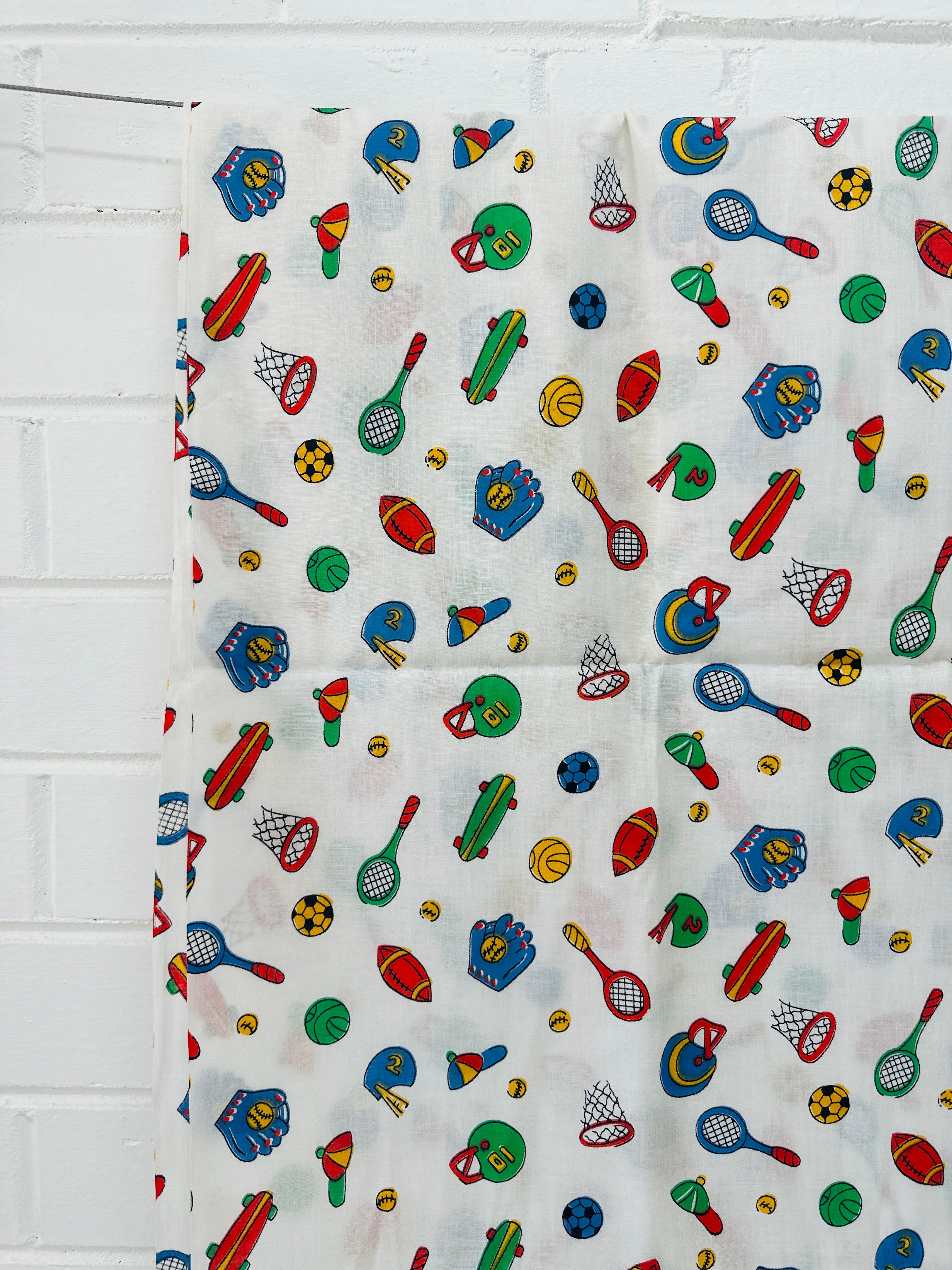 240cms Children's Vintage Sports Fabric