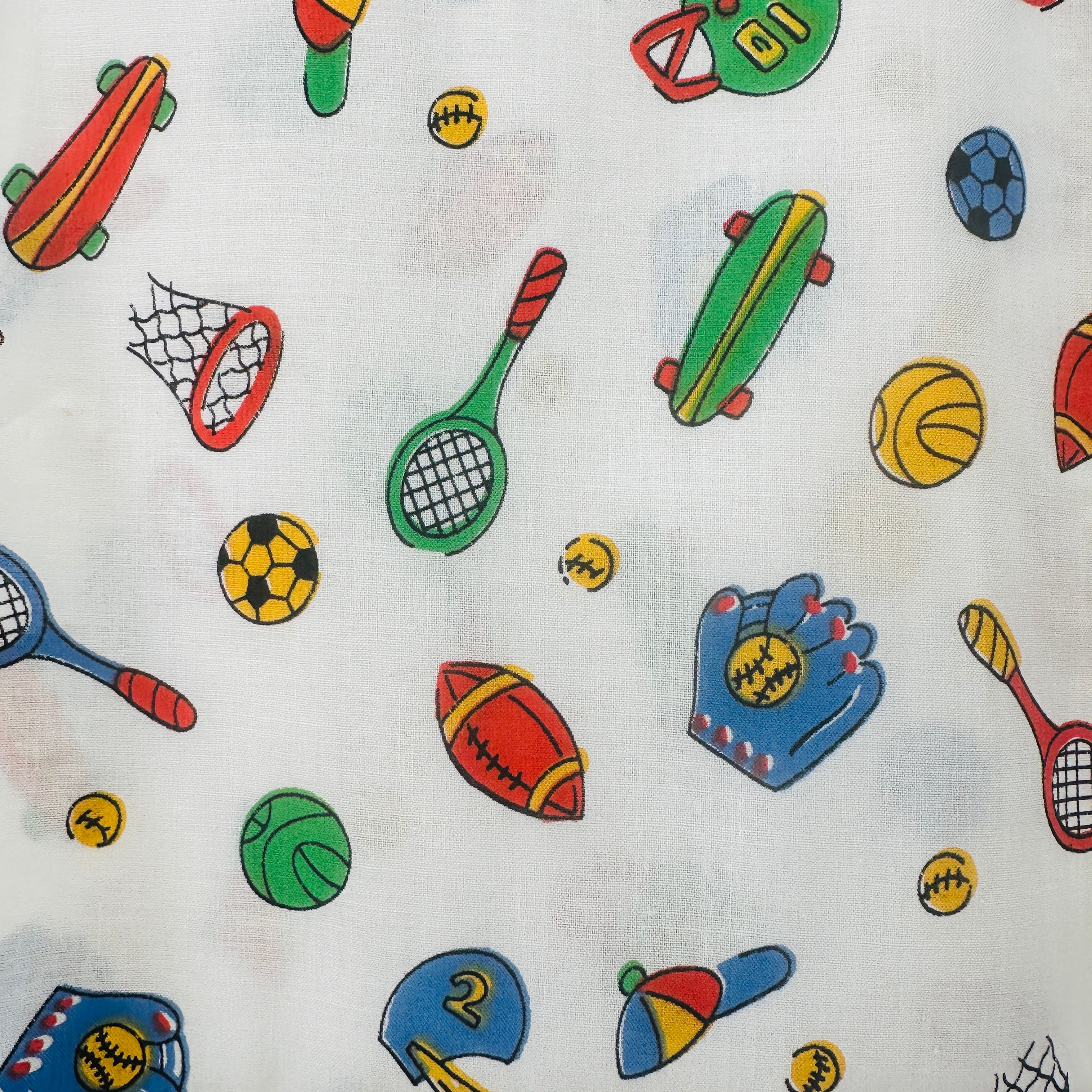 240cms Children's Vintage Sports Fabric