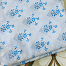 Retro WHITE ROSE Cotton Sheet Set