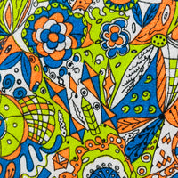 280cms Bright Funky Retro Towelling FABRI\C