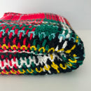 Beautiful Knitted Blanket RETRO Caravan