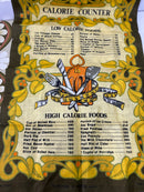 Vintage Calorie Counter Linen