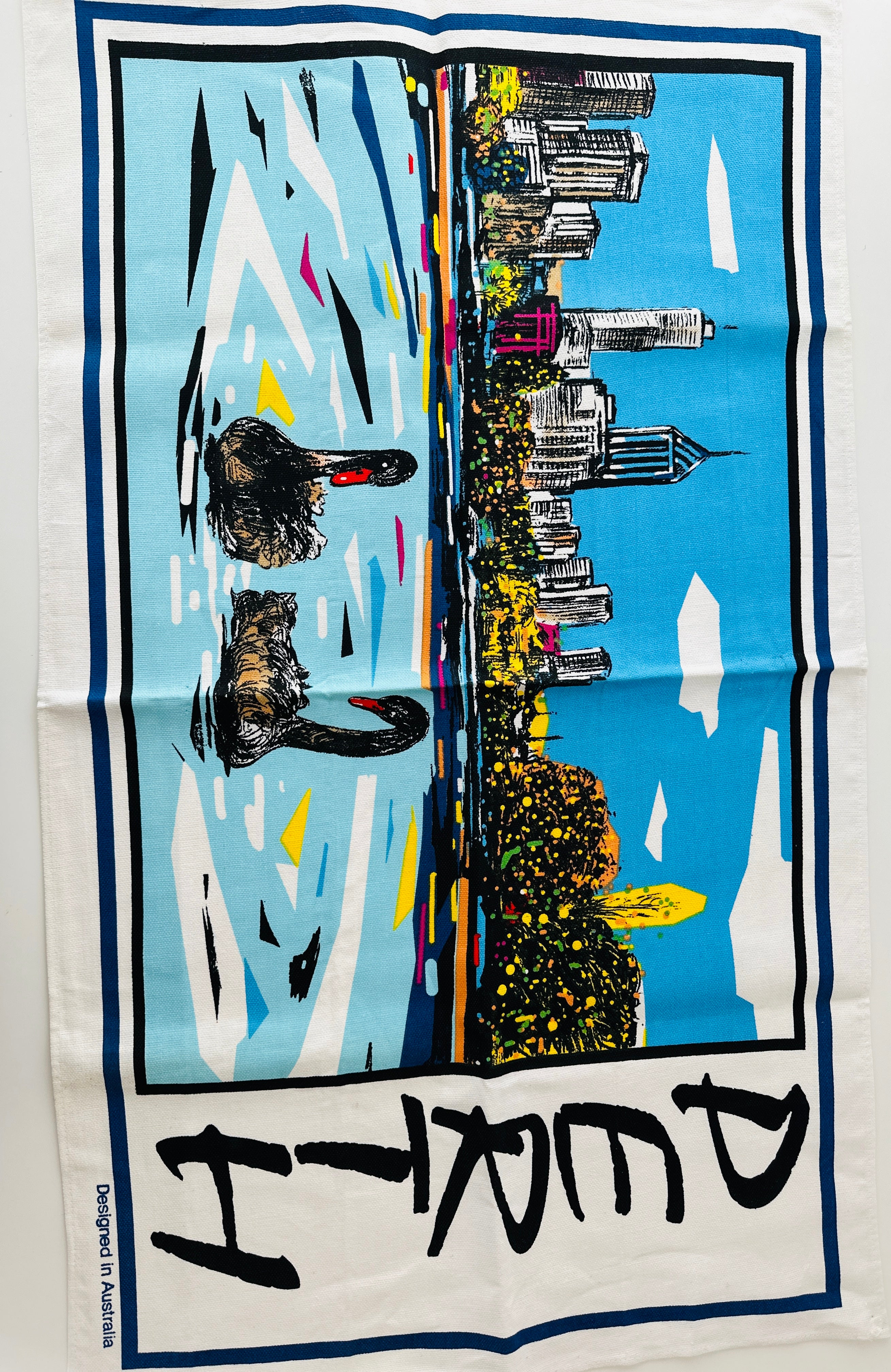 UNUSED Perth Cotton Tea Towel