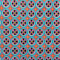 180cms Cute Pink & Blue Bright Fabric Vintage