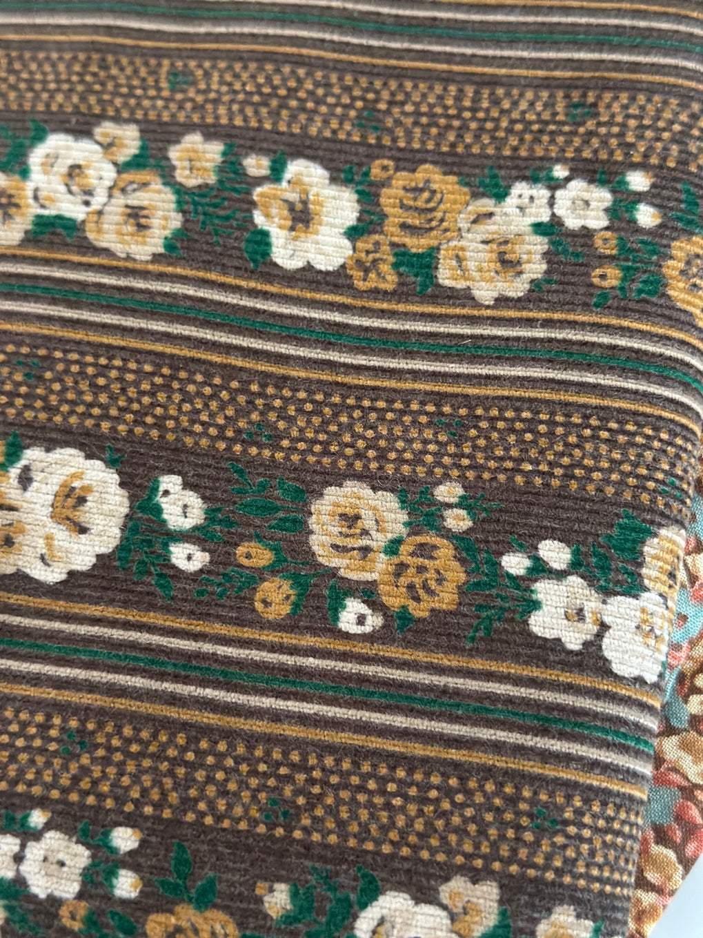 245cms Vintage Cord Brown Fabric