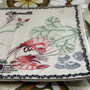 Retro Embroidered Tea Towel Set