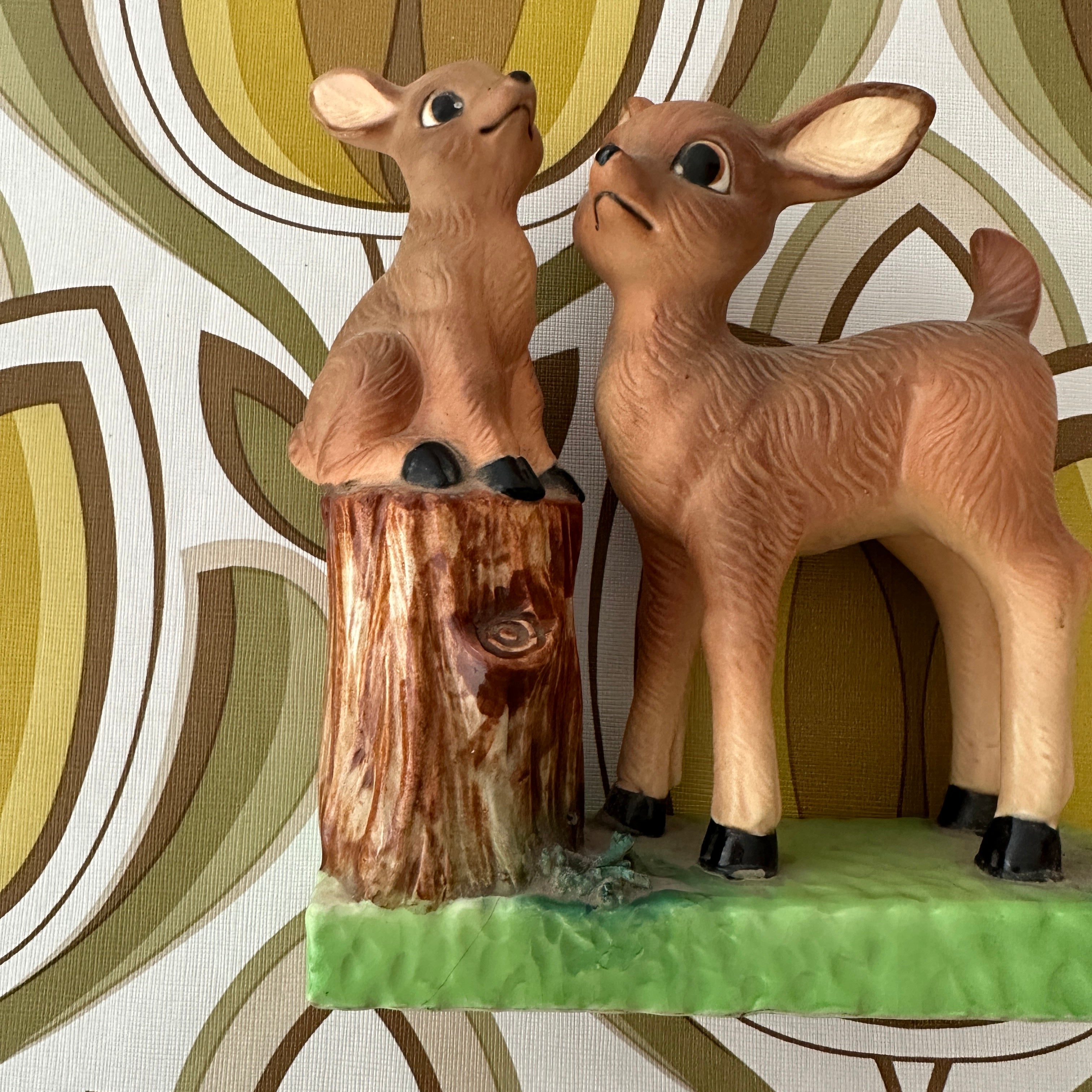 Cute Bambi Figure RETRO Display