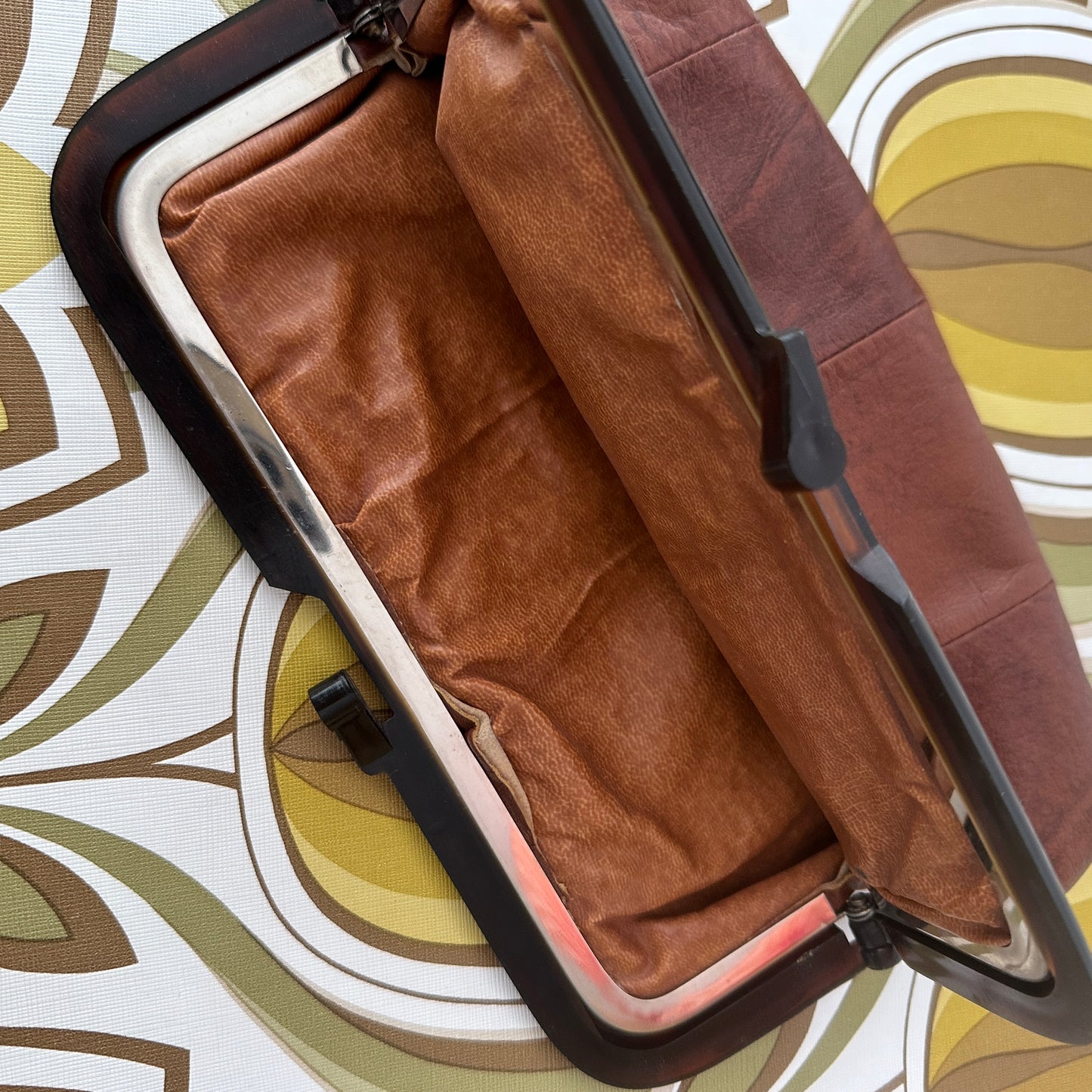 RUSTIC Vintage Brown Leather CLUTCH