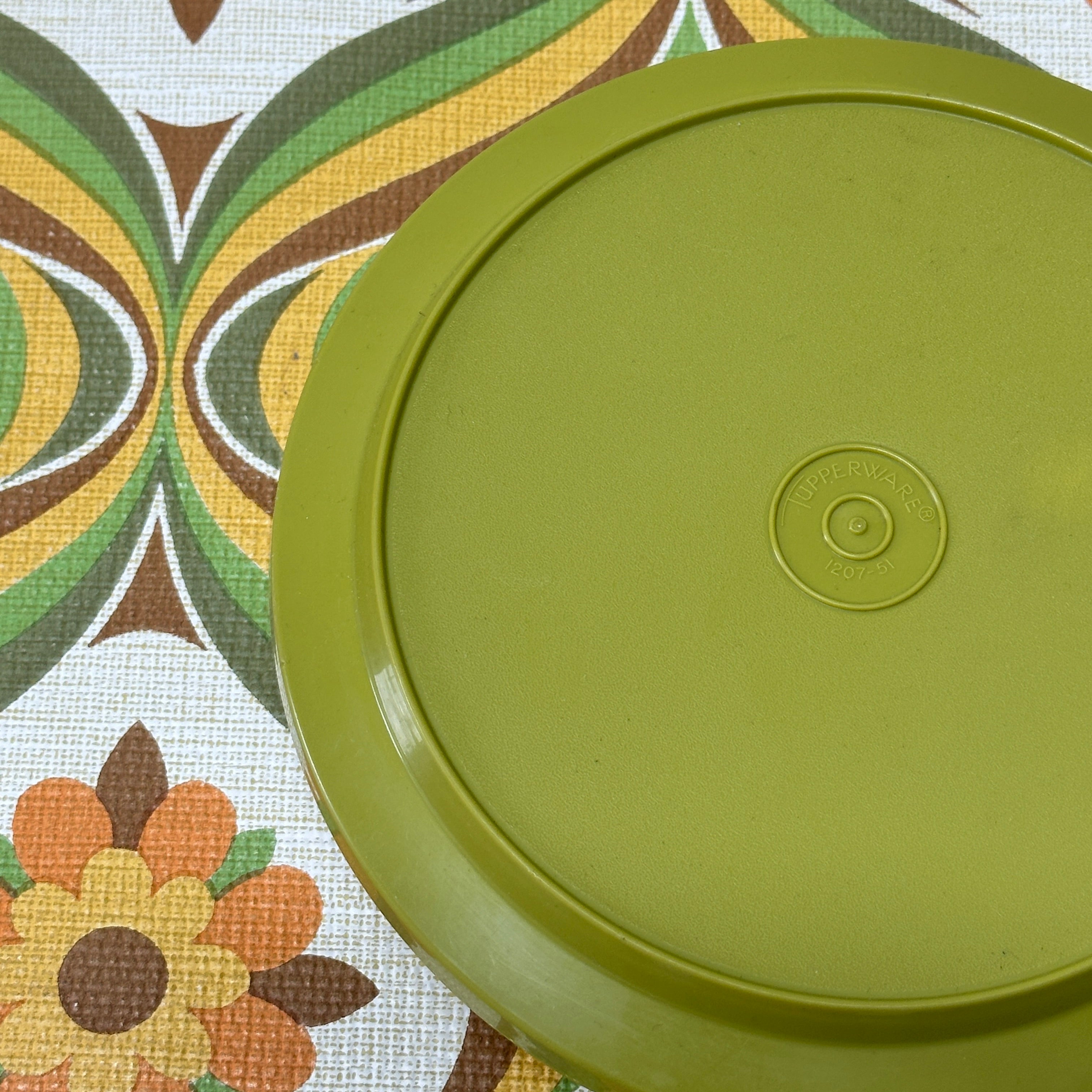 Green 70's TUPPERWARE Container