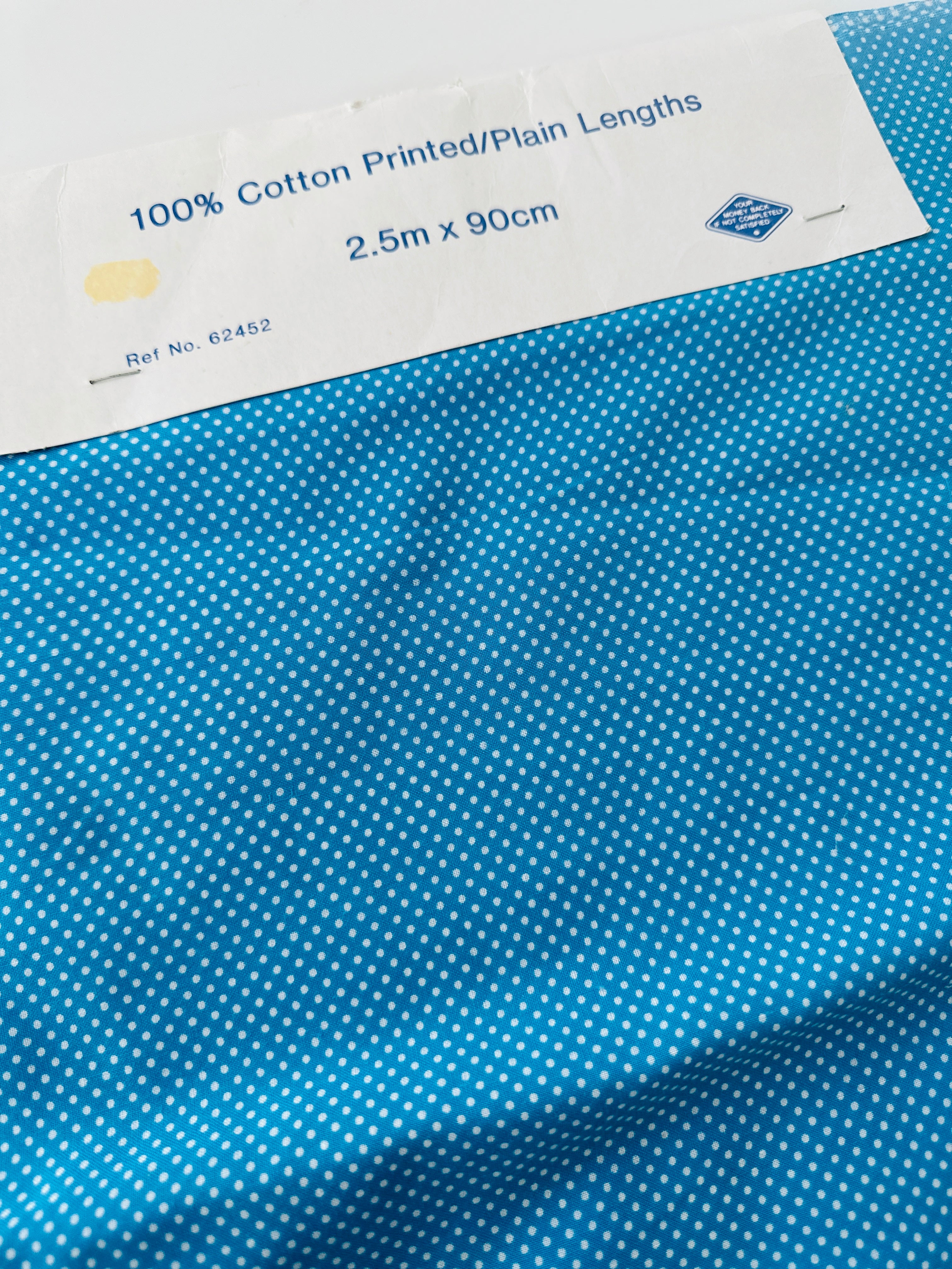 250cms 100% Cotton Vintage Fabric