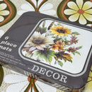 DECOR Retro UNUSED Placemats Six