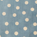 110cms Cute Blue Polka Dot Poly Fabric