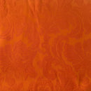 150cms Thick Floral Orange Cotton Fabric