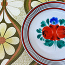 Beautiful Vintage Plate FLORAL Hand Painted