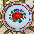 Beautiful Vintage Plate FLORAL Hand Painted