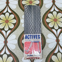 Actives Textured Stockings Retro Vintage