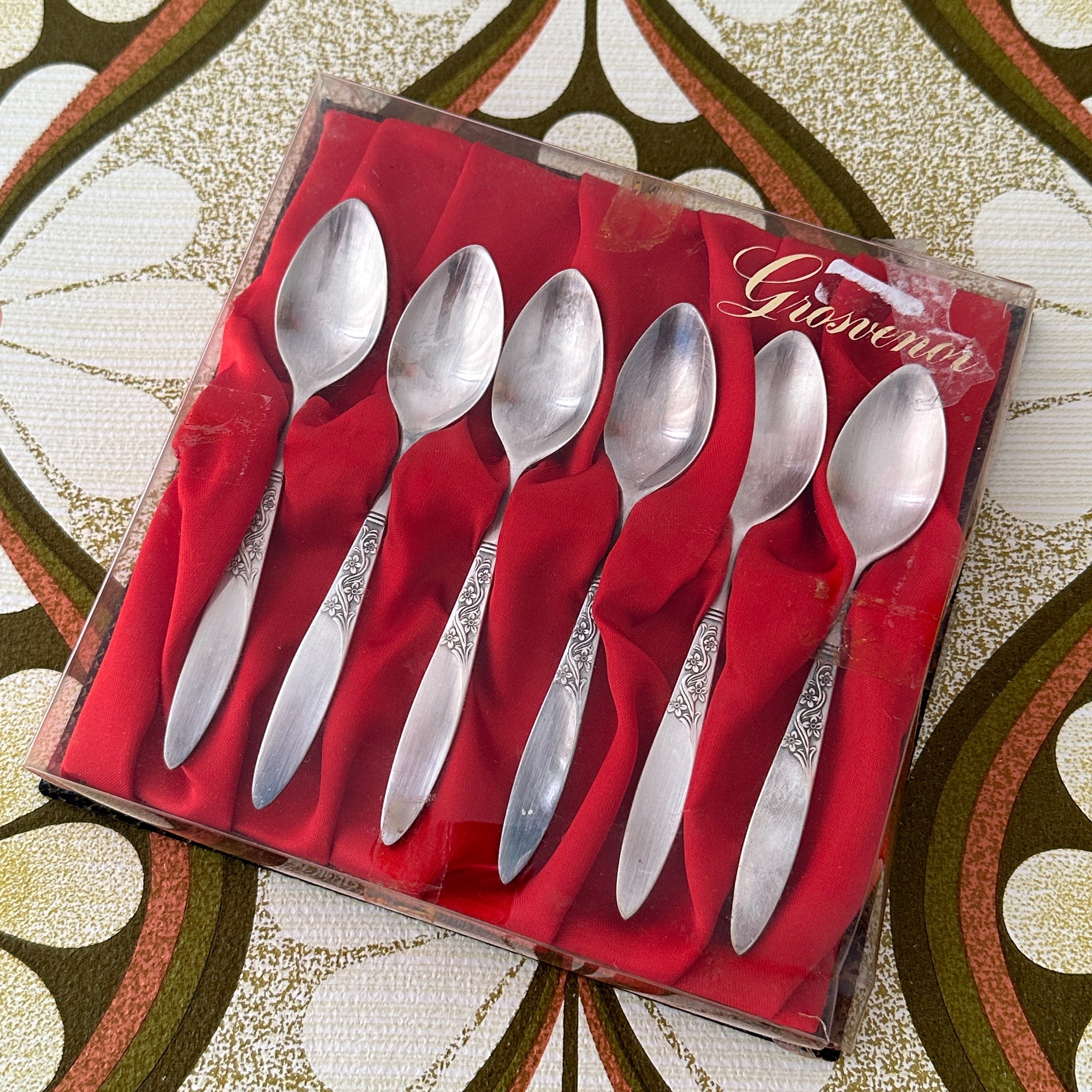 GROSVENOR TEASpoon SET Retro