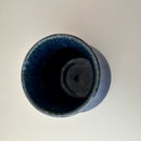 Medium Blue Vintage Pottery VASE