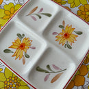 Red Trim JAPAN Vintage Serving Platter