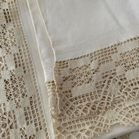 STUNNING Thick Linen Table Cloth