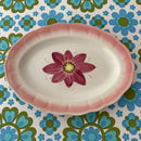 Japan Ironstone Plate Pink VINTAGE