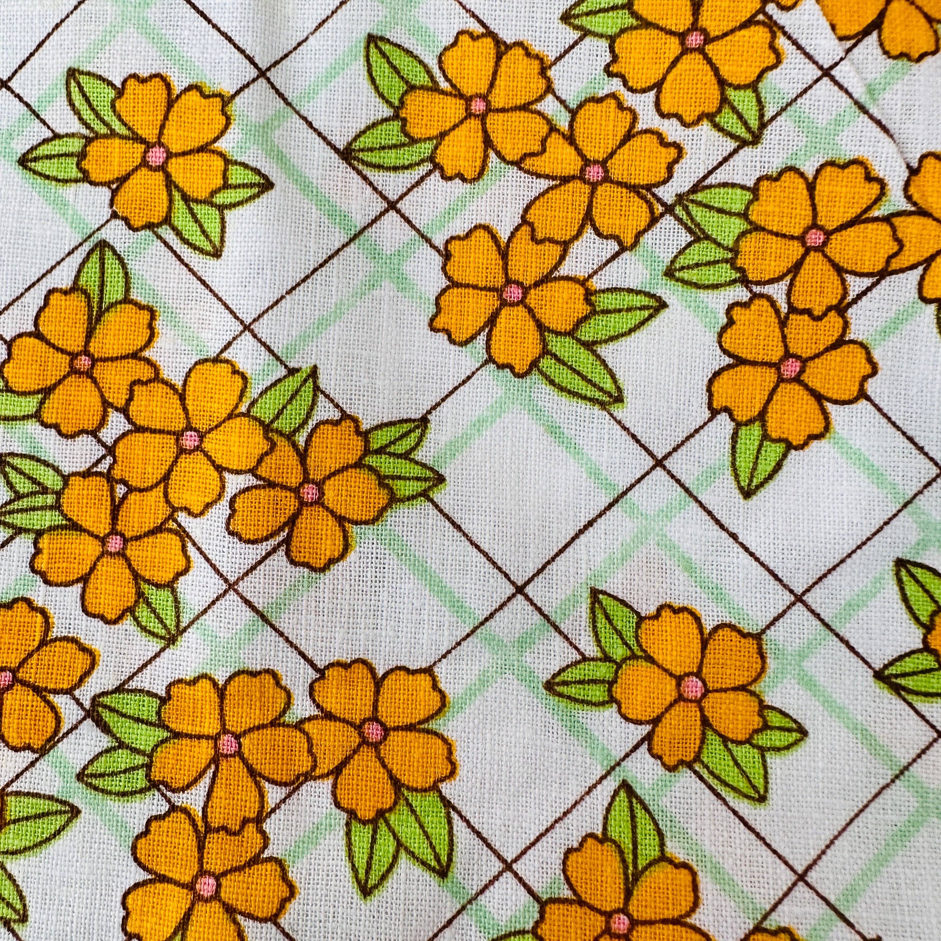 274cms NOS Brand New Vintage QUEEN Sheet Fabric