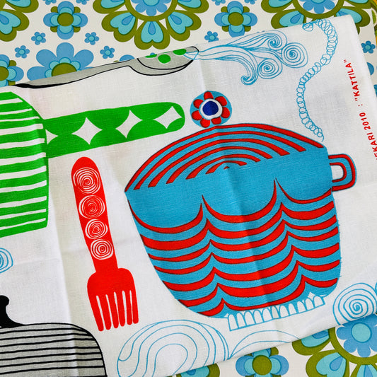 MARIMEKKO Unused Tea Towel