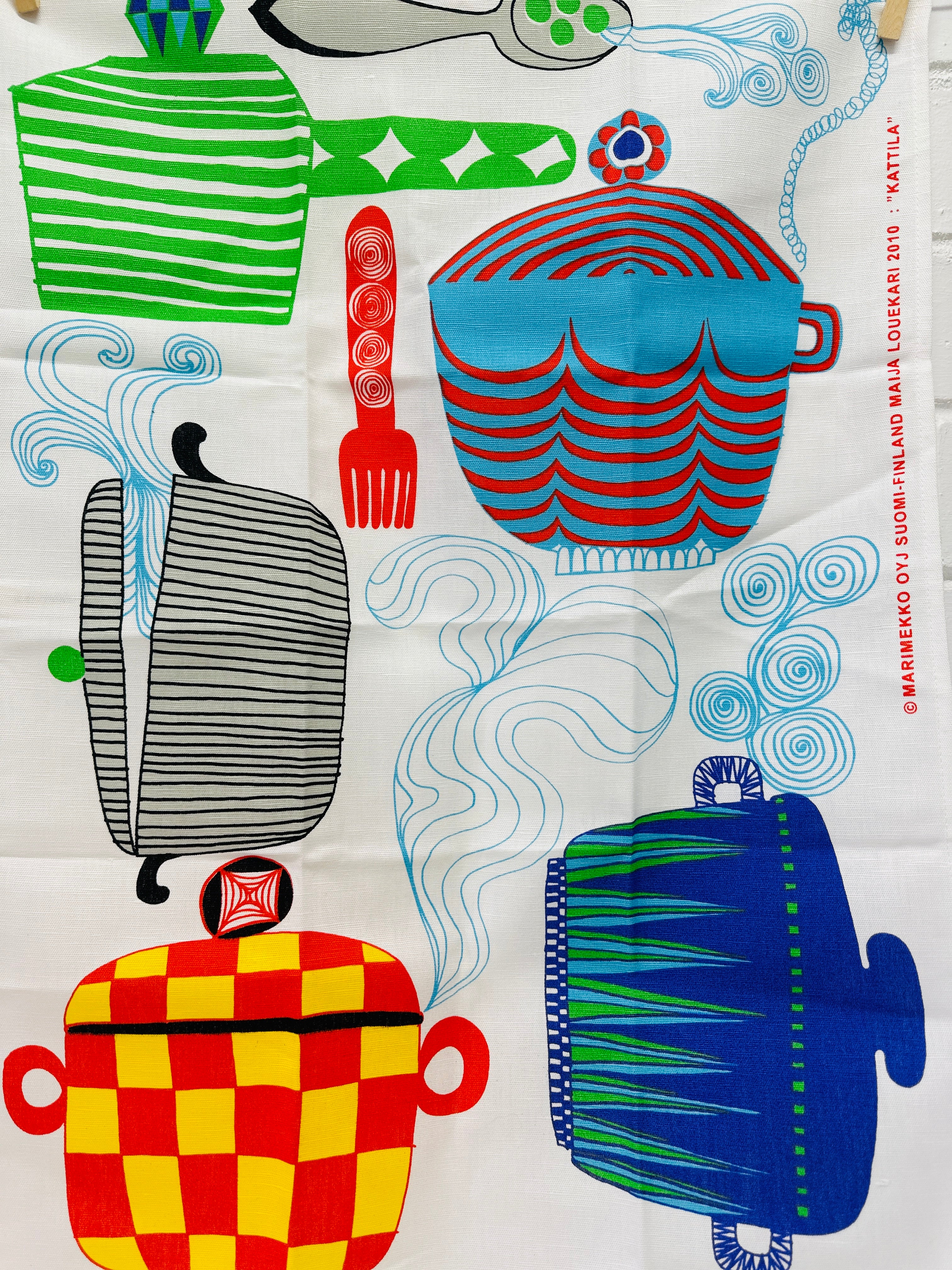 MARIMEKKO Unused Tea Towel