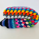 Cute Handmade Knitted Blanket BRIGHT