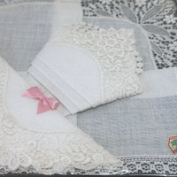 Boxed Vintage Hankies Embroidered Adorable