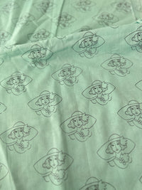 240cms Cute Lady Line Drawing FABRIC