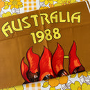 Australia 1988 Tea Towels Cotton UNUSED Vintage