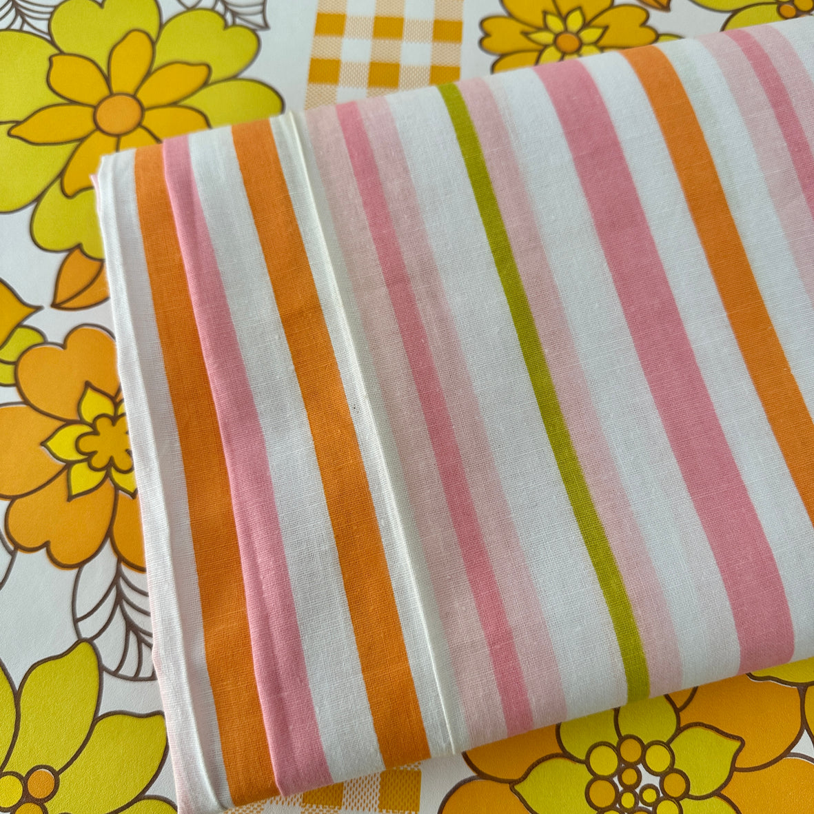 Crisp Candy Stripe Sheet COTTON Fabric