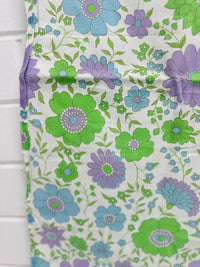 220cms Adorable Vintage Sheet 70's Flower Power FABRIC