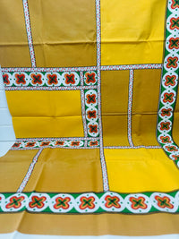 Crisp Vintage Tablecloth RETRO Kitchen