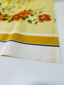 Vintage Floral Tablecloth RETRO
