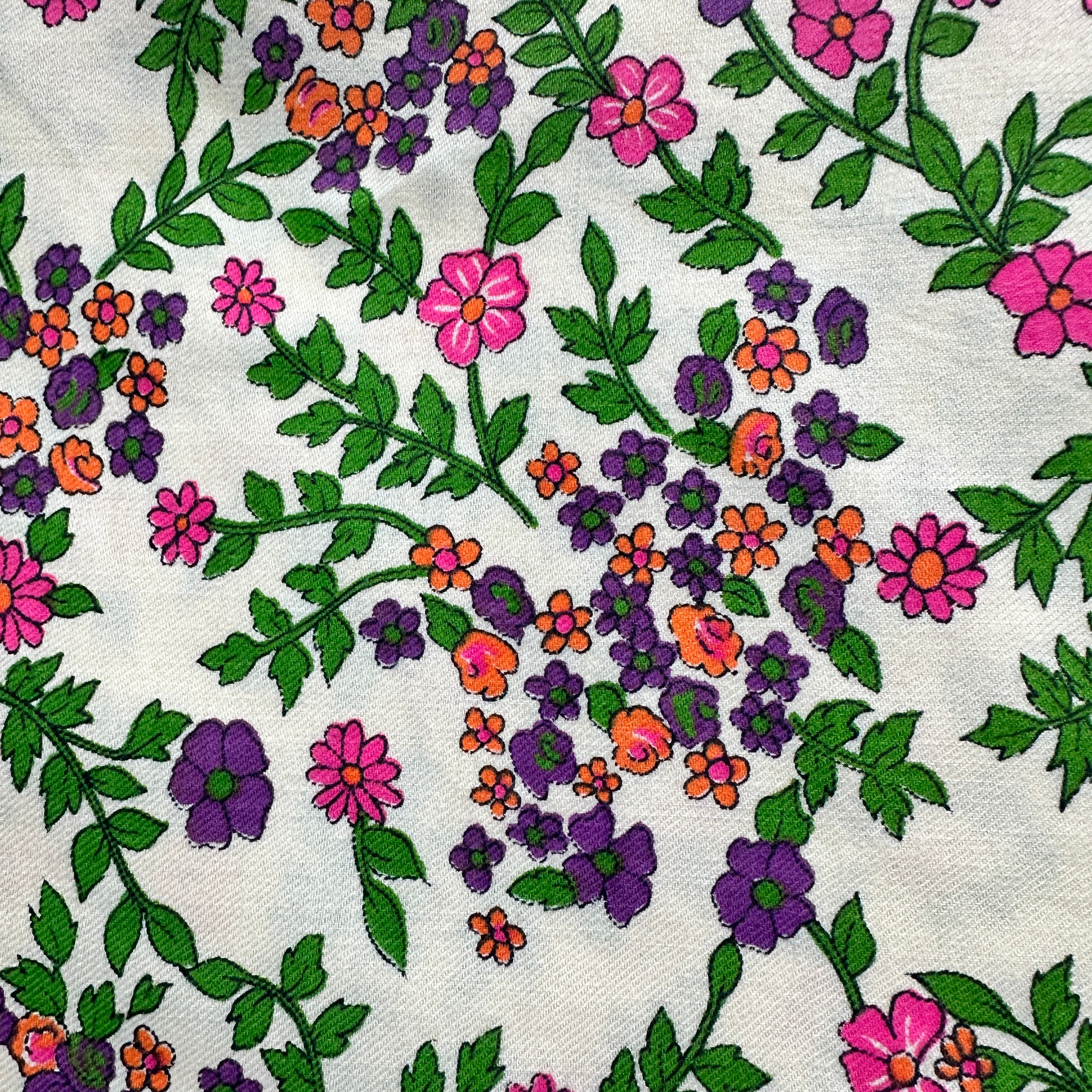 90cms BEAUTIFUL Cotton VINTAGE Fabric Remnant