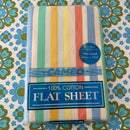 251cms NOS in Pack All Cotton CAMEO Double Bed Flat Sheet