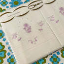 Purple OREM Hand Embroidered Pillow Cases