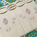 Purple OREM Hand Embroidered Pillow Cases