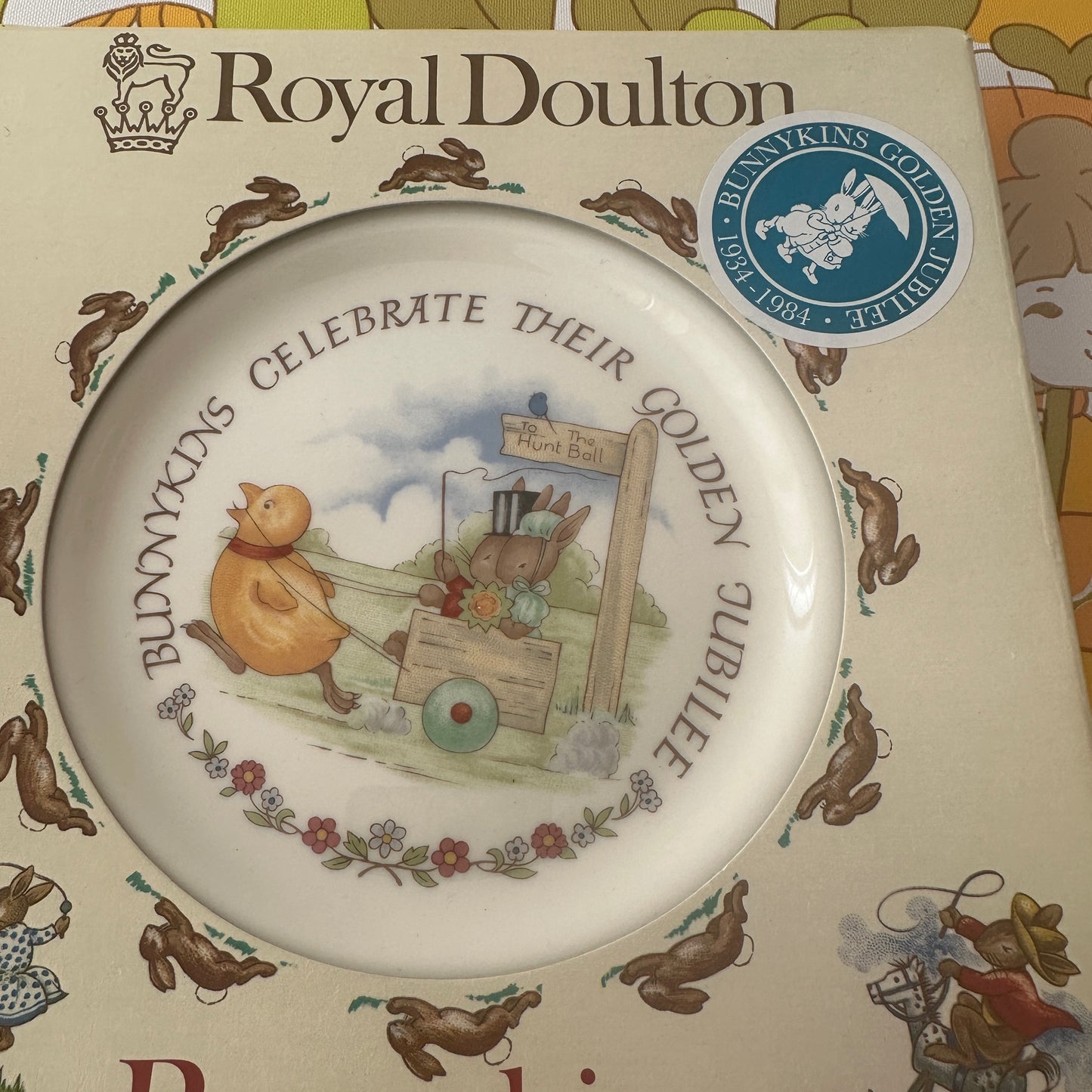 Royal Doulton BOXED Bunnykins Jubilee Plate