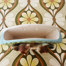 Vintage Bambi Wall Pocket Planter VASE MCM 2 Deer