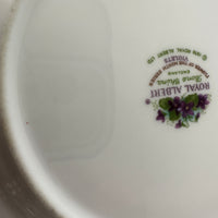 ROYAL Albert February Plate & Saucer Violets