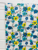 150cms STUNNING Vintage Floral Fabric Soooo Pretty