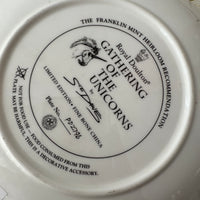 ROYAL Doulton Unicorns Plate Collectable